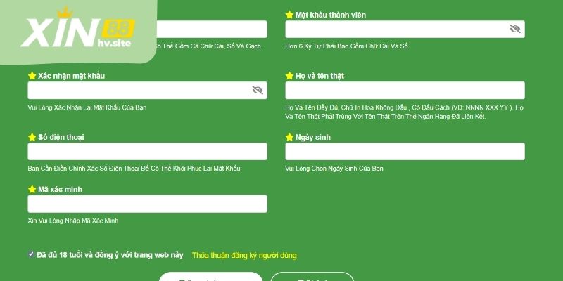 Hướng dẫn đăng ký XIN88 từng bước từ A đến Z cho newbie