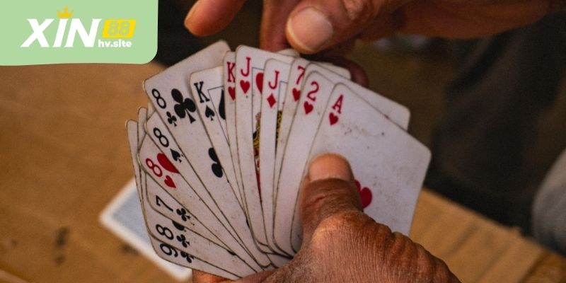 Giao diện sảnh game bài xin88 với danh sách phòng đang hoạt động